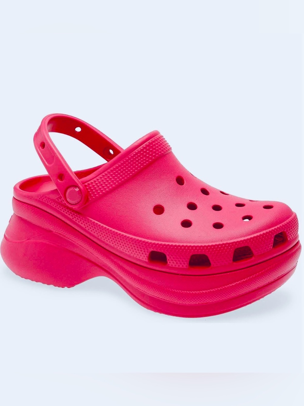 CROCS Women's Hot Pink Platform Clog
